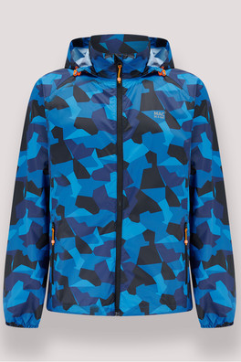 Origin Unisex Packable Waterproof Jacket - New Blue Camo