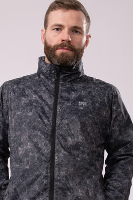 Origin Unisex Packable Waterproof Jacket - Black Etch