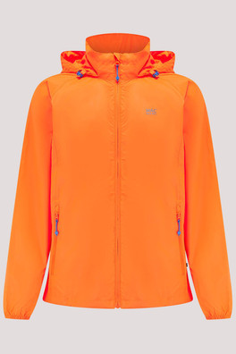 Origin Unisex Packable Waterproof Jacket - New Neon Orange
