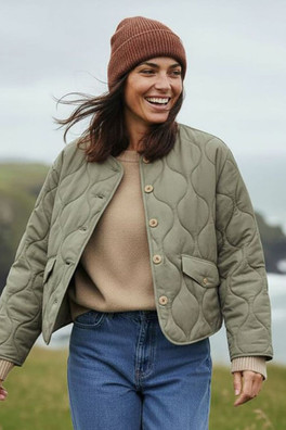 Women's Forest Quilted Jacket - Olive