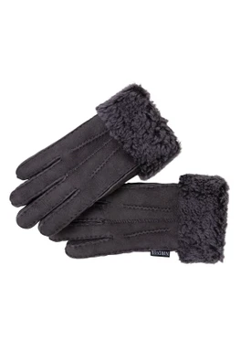 Womens Sheepskin Gloves - Stone