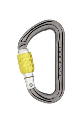 Phantom Locking Karabiner - Grey/Lime