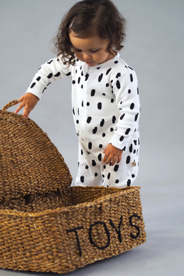 Kids Sleepsuit - White