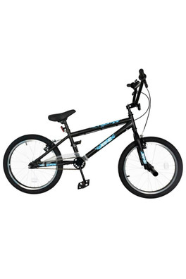 XN-10 20" Spoked Freestyle BMX Bike - Black/Blue
