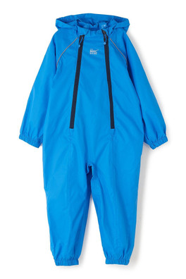 Kids Packable Waterproof Rainsuit - Ocean Blue