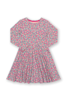 Kids 95% Organic Cotton Skater Dress - Ditsy Tales