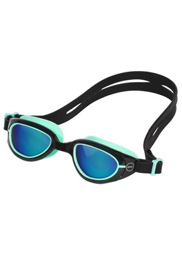 Aquahero Kid's Swim Goggles - Green Revo Mirror Lens-Green
