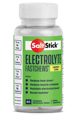60 Electrolyte FastChews Chewable Tablets - Zesty Lemon