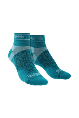 Womens Running Ultralight Merino Sport Low Socks - Teal
