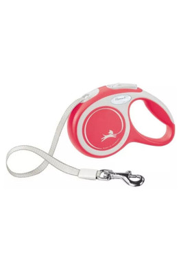 Comfort Retractable Dog Lead - Red