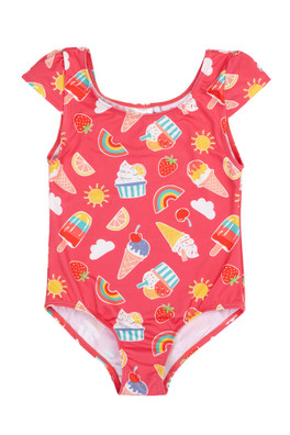 Kids 85% Recycled Polyester Marina Swimsuit - Sunshine Sprinkles