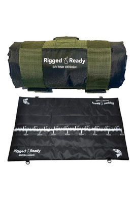 Travel Unhooking Landing Mat 82 x 50cm Sling Hooks - Black