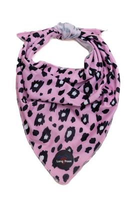 Funk the Dog Bandana - Pink Leopard