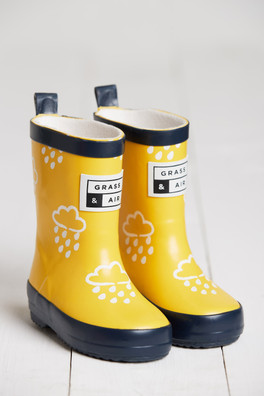 Kids Colour Changing Winter Wellies - Yellow