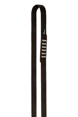 16mm Nylon Sling for Rock Climbing - Black 120cm