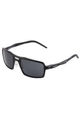 Orpheus Aluminum Polarized Sunglasses - Black/Black