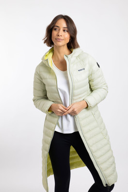 Ravinia Womens Lightweight Padded Long-Line Jacket - Bermuda