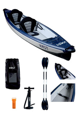 Stealth Double Kayak - Navy Grey