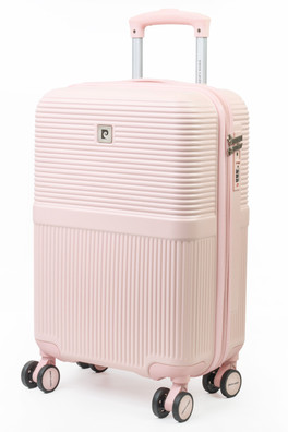Monaco Premium Cabin Suitcase Hard Luggage TSA - Pink