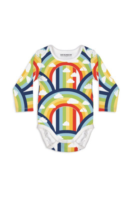 Somewhere Over The Rainbow Baby Bodysuit - Multicoloured
