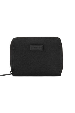Selus Zip Round Wallet - Black