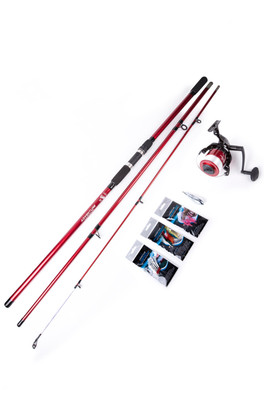 Beach Fishing Rod and Reel Combo and Accessories - 4.2m 100-250g