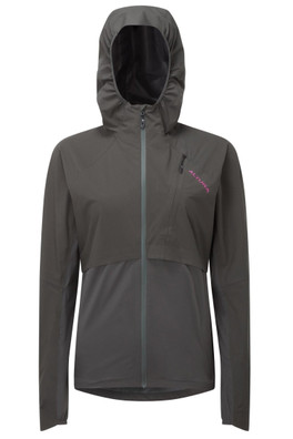 Esker Womens Waterproof Packable Jacket - Carbon