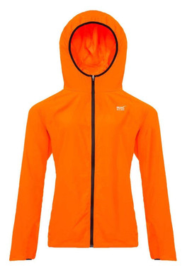 Ultra Unisex Packable Running Jacket - Neon Orange