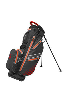 Elements Waterproof Stand Golf Bag - Black/red
