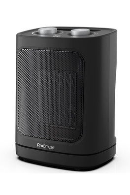Caravan 1800W Mini Ceramic Fan Heater - Black