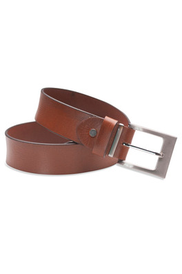 Mens Leather Belt 1.25" Width - Tan