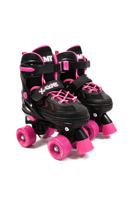 X-Skate Adjustable Quad Skates - Pink