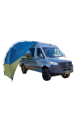 Sideroads Awning - Midnight Navy Winter Moss