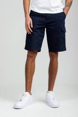 Cotton Mens Cargo Shorts - Navy