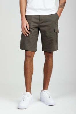 Cotton Mens Cargo Shorts - Khaki