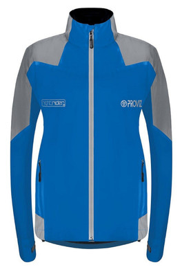 Nightrider Womens Reflective Cycling Jacket - Blue