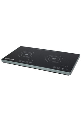 Double Induction Cooker 800w + 800w - Black/Silver