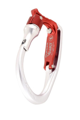 Vault Racking Karabiner - Silver/Red Locking