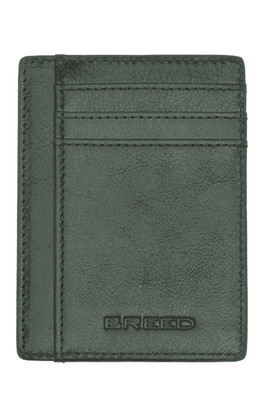 Chase Genuine Leather Front Pocket Wallet - Olive