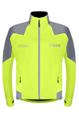 Nightrider Mens Reflective Cycling Jacket - Yellow