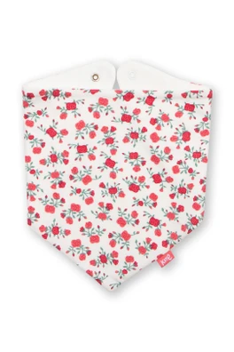 Baby 95% Organic Cotton Bib - Rosey Posey