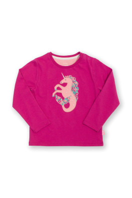 Baby/Kids 100% Organic Cotton Applique T-Shirt - Merhorse