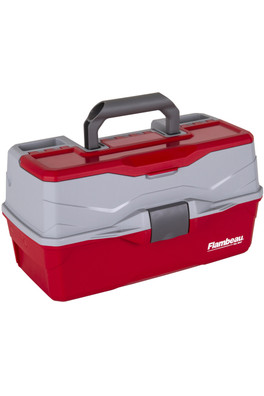 Three Tray Classic Tackle Box - Pink/Grey