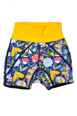 Toddler Jammer Swim Nappy Shorts - Garden Delight