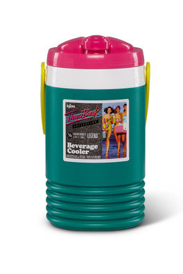 Retro Legend 1/2 Gallon Drinks Jug - Dark Jade/magenta/yellow