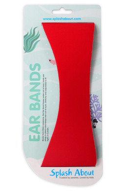 Kids Neoprene Swim Ear Band - Red