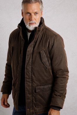 Thunderchief  Mens Reactive Dyed Wadded Jacket - Bark