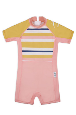 Kids Swimsuit Made With e-Flex 50+ UV Wetsuit - Gelato Rose