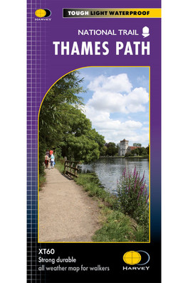 Thames Path Trail Map - Scale: 1:60,000
