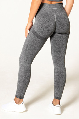 Define Womens Seamless Scrunch Leggings - Dark Grey